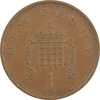 سکه 1 پنی 1976 الیزابت دوم - EF40 - انگلستان