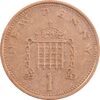 سکه 1 پنی 1977 الیزابت دوم - AU55 - انگلستان