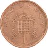 سکه 1 پنی 1977 الیزابت دوم - AU50 - انگلستان