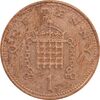 سکه 1 پنی 1987 الیزابت دوم - EF45 - انگلستان