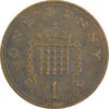 سکه 1 پنی 1989 الیزابت دوم - EF40 - انگلستان