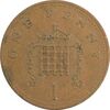 سکه 1 پنی 1990 الیزابت دوم - EF40 - انگلستان
