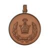 مدال برنز خدمت (دو رو تاج) - AU50 - رضا شاه