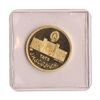 مدال طلا 2.5 گرمی بانک ملی (با کاور فابریک پلمب) - MS65 - محمد رضا شاه