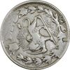 سکه 2000 دینار 1308/5 صاحبقران (تکرار حرف B) - VF30 - ناصرالدین شاه