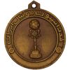 مدال آویز مسابقات فوتبال جام ولیعهد 1350 - برنزی - AU - محمد رضا شاه