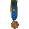مدال برنز آویزی تاجگذاری 1346 (شب) - EF - محمد رضا شاه