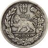 سکه 2000 دینار 13 (ارور تاریخ) تصویری - EF45 - مظفرالدین شاه