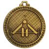 مدال آویز بازی های آسیایی تهران 1353 (َوزنه برداری) - AU58 - محمد رضا شاه