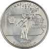 سکه کوارتر دلار 1999D ایالتی (پنسیلوانیا) - MS62 - آمریکا