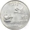 سکه کوارتر دلار 2004P ایالتی (فلوریدا) - MS61 - آمریکا