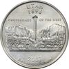 سکه کوارتر دلار 2007P ایالتی (یوتا) - MS61 - آمریکا