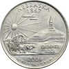 سکه کوارتر دلار 2006D ایالتی (نبراسکا) - MS61 - آمریکا