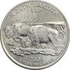 سکه کوارتر دلار 2006D ایالتی (داکوتای شمالی) - MS61 - آمریکا