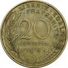 سکه 20 سانتیم 1970 (ماریان) جمهوری کنونی - EF45 - فرانسه