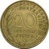 سکه 20 سانتیم 1971 (ماریان) جمهوری کنونی - EF45 - فرانسه