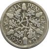 سکه 6 پنس 1929 جرج پنجم - VF25 - انگلستان