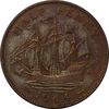 سکه 1/2 پنی 1944 جرج ششم - EF40 - انگلستان