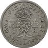 سکه 2 شیلینگ 1951 جرج ششم - VF35 - انگلستان