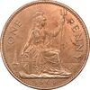 سکه 1 پنی 1964 الیزابت دوم - AU55 - انگلستان