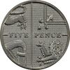 سکه 5 پنس 2012 الیزابت دوم - AU50 - انگلستان
