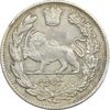 سکه 1000 دینار 1323 تصویری (مکرر روی سکه) - AU50 - مظفرالدین شاه