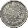 سکه 500 دینار 1323 تصویری - EF40 - مظفرالدین شاه