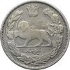 سکه 1000 دینار 1323 تصویری - EF40 - مظفرالدین شاه
