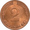 سکه 2 فینیگ 1979G جمهوری فدرال - MS63 - آلمان