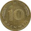 سکه 10 فینیگ 1980D جمهوری فدرال - AU58 - آلمان