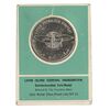 مدال یادبود افتتاح بندر بارگیری جزیره لاوان 1347 (با کاور فابریک) - UNC - محمد رضا شاه