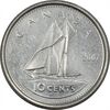 سکه 10 سنت 2007 الیزابت دوم - AU55 - کانادا