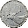 سکه 25 سنت 1988 الیزابت دوم - AU55 - کانادا