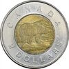 سکه 2 دلار 1996 الیزابت دوم - AU58 - کانادا