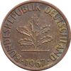 سکه 1 فینیگ 1967F جمهوری فدرال - EF45 - آلمان