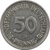 سکه 50 فینیگ 1975D جمهوری فدرال - EF45 - آلمان