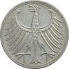 سکه 5 مارک 1966G جمهوری فدرال - AU50 - آلمان