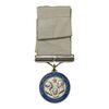 مدال یادبود میلاد فرخنده والا حضرت همایون ولیعهد 1348 (با جعبه و روبان فابریک) - EF45 - محمد رضا شاه