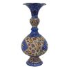 گلدان میناکاری طرح گل و مرغ - 20 سانتی - کد: 028755
