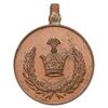 مدال برنز خدمت (دو رو تاج) - EF - رضا شاه
