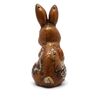 مجسمه میناکاری طرح خرگوش ایستاده قهوه ای (با پایه) آنتیک