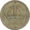 سکه 25 اوره 1944 گوستاو پنجم - EF45 - سوئد