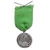 مدال نقره ذوالفقار (ضرب فرانسه با روبان) - EF - رضا شاه
