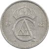 سکه 10 اوره 1961 گوستاو ششم - AU50 - سوئد