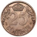 25 سنتیمو آلفونسوی سیزدهم