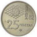 25 پزتا خوان کارلوس یکم
