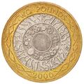 سکه 2 پوند الیزابت دوم