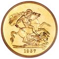 سکه 5 پوند جرج ششم