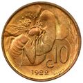 سکه 10 سنتسیمو ویکتور امانوئل سوم