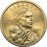 سکه یک دلار 2000D ساکاگاوا (دختر سرخپوست) - MS63 - آمریکا